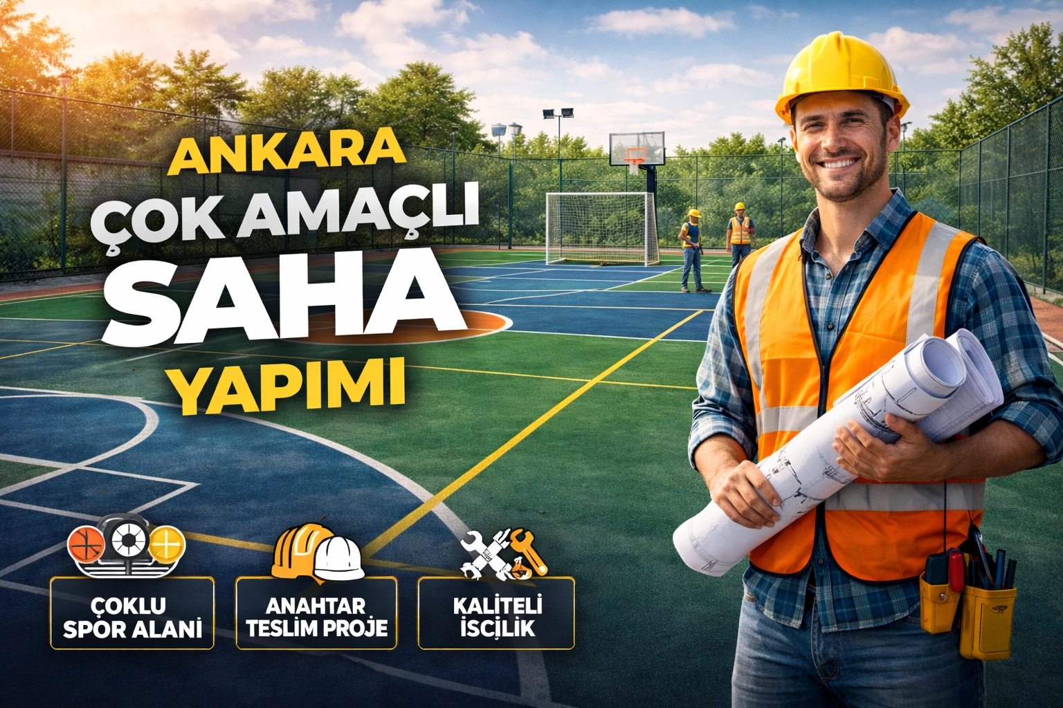 Ankara Çok Amaçlı Saha Yapımı
