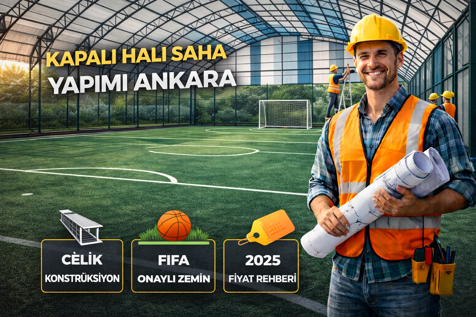 Kapalı Halı Saha Yapımı Ankara